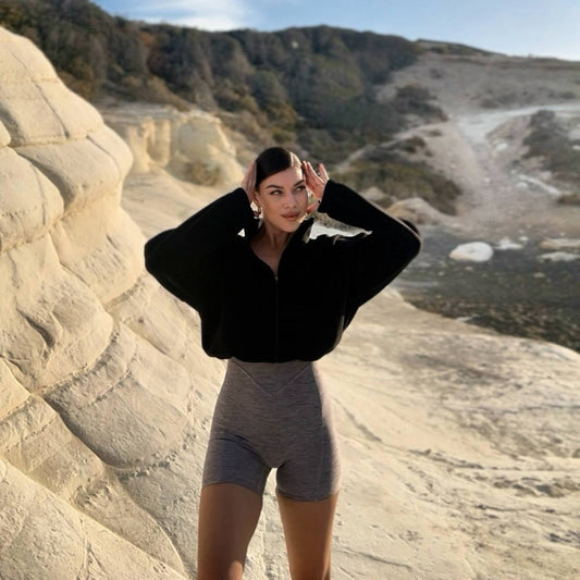 Cropped Oversize Jacket